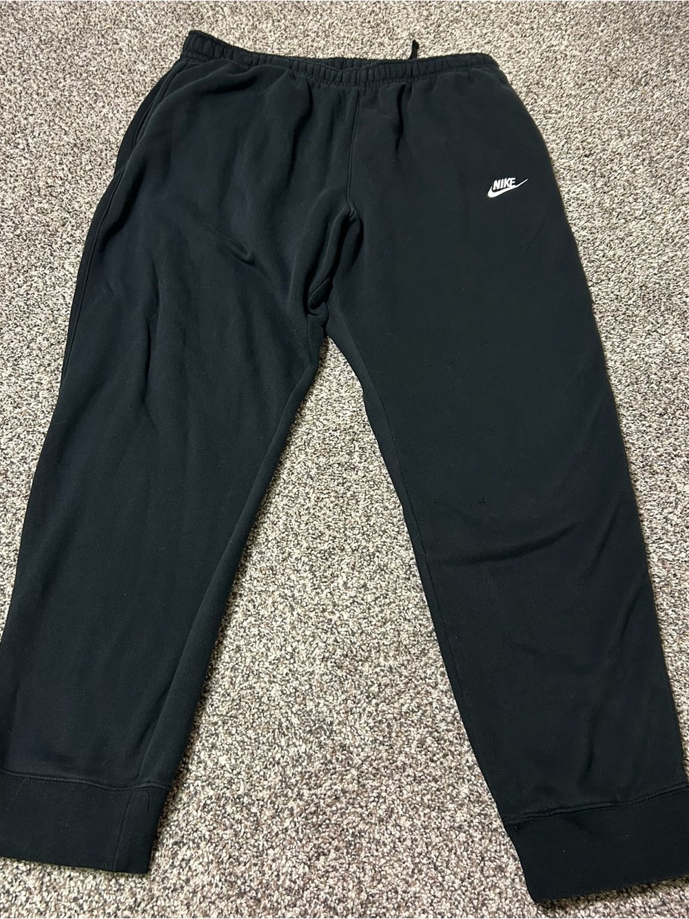Nike Club Fleece Joggers Fleece Sweat Pants Black Mens XXL Tall Gym Workout